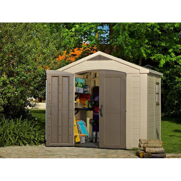 Keter Factor 8 x 6 FT Strong Storage Shed