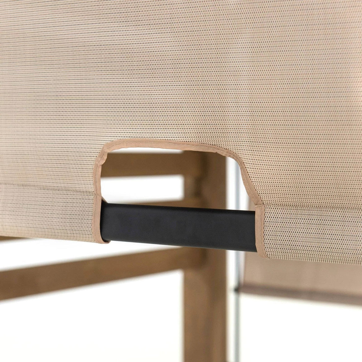 SummerCove 11 ft. x 10 ft. Tan Cedar Frame Wood Pergola with Adjustable Canopy