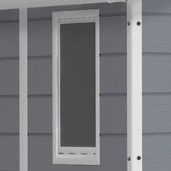 Keter Manor 4 ft. W x 6 ft. D Vertical Resin Outdoor Storage Shed Ideal For Patio Installation Included