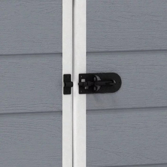 Keter Manor 4 ft. W x 6 ft. D Vertical Resin Outdoor Storage Shed Ideal For Patio Installation Included