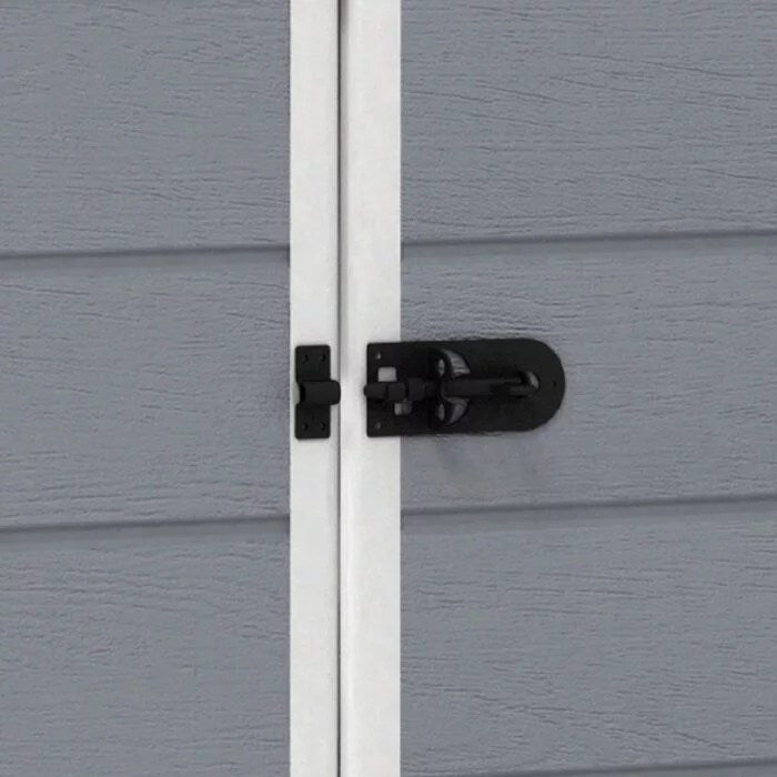 Keter Manor 4 ft. W x 6 ft. D Vertical Resin Outdoor Storage Shed Ideal For Patio Installation Included