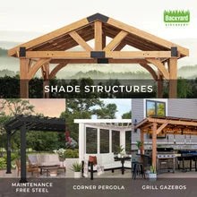 20x12 beaumont pergola – brown