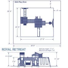 Royal Retreat Swing Set