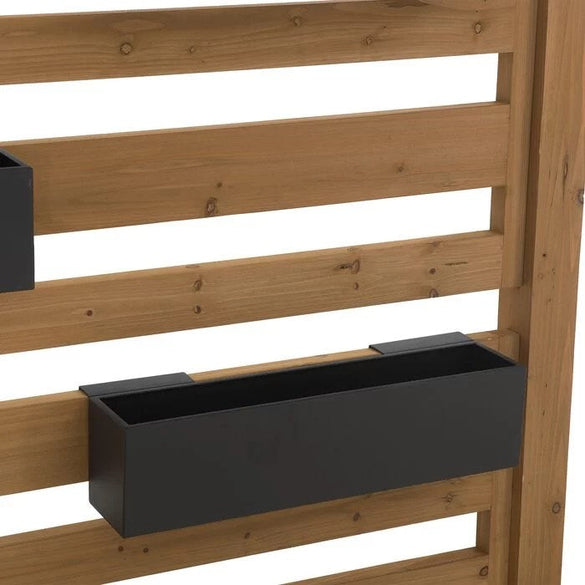 SummerCove 10.5 ft. x 10 ft. Cedar Wood Pergola with Adjustable Hanging Planters