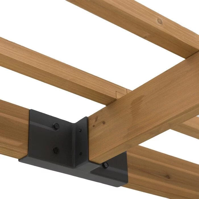 SummerCove 10.5 ft. x 10 ft. Cedar Wood Pergola with Adjustable Hanging Planters