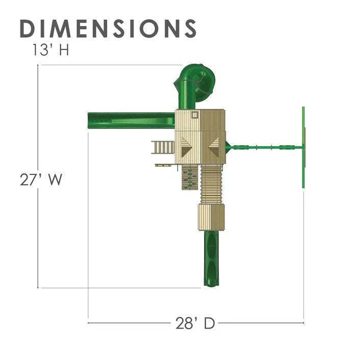 Treasure Trove II Swing Set