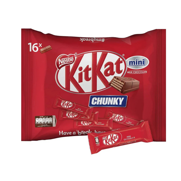 Nestle KitKat Chunky Mini Milk Chocolate Bag, 250g