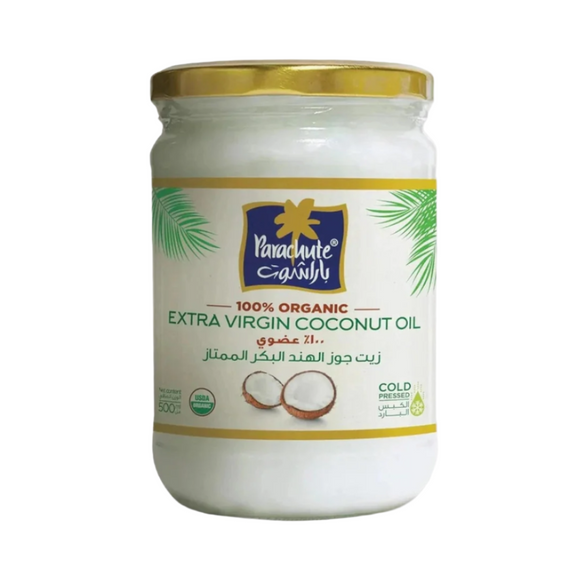 Parachute 100% Organic Extra Virgin Coconut Oil - 500Ml
