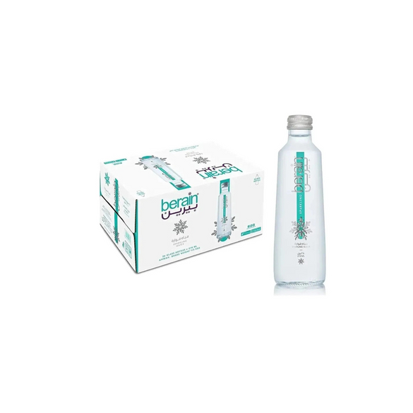 Berain Glass Bottle Sparkling Water, 24 x 270 ml