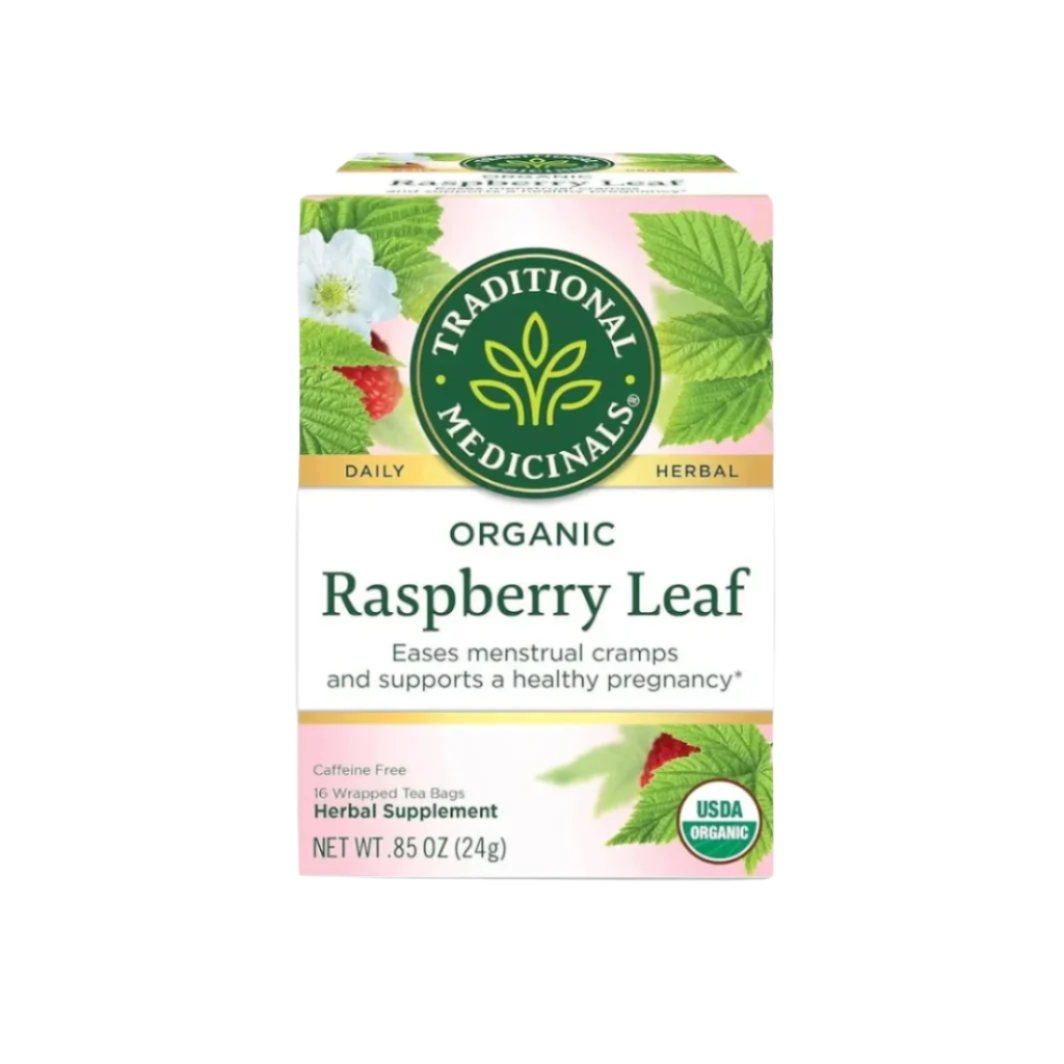 Traditional Medicinals Teas Organic Raspberry Leaf Tea,16 Bags