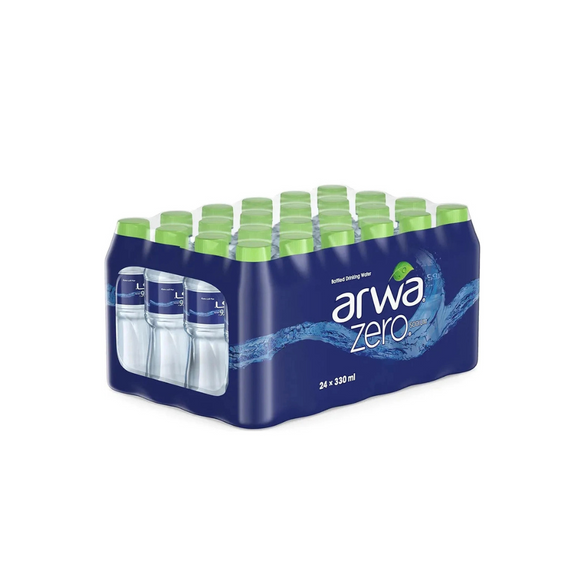 Arwa Zero water 330ml PET - pack of 24