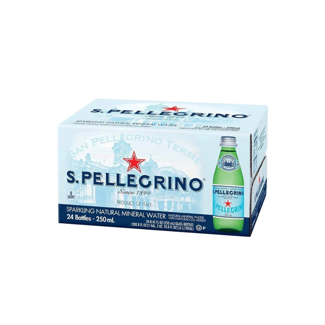 San Pellegrino Sparkling Natural Carbonated Mineral Water, 250 ml