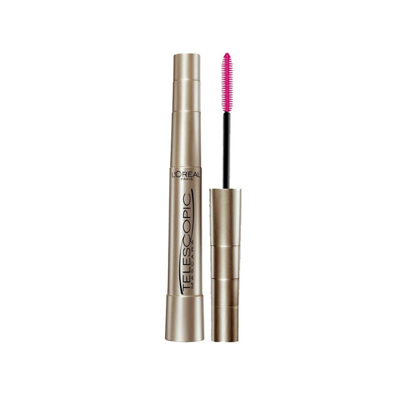 L’Oréal Paris Makeup Telescopic Original Lengthening Mascara, Blackest Black, 0.27 Fl Oz