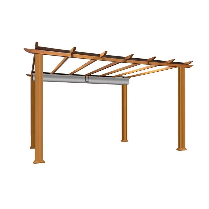 Verona 16 Ft. W x 11 Ft. D Aluminum Pergola with Canopy