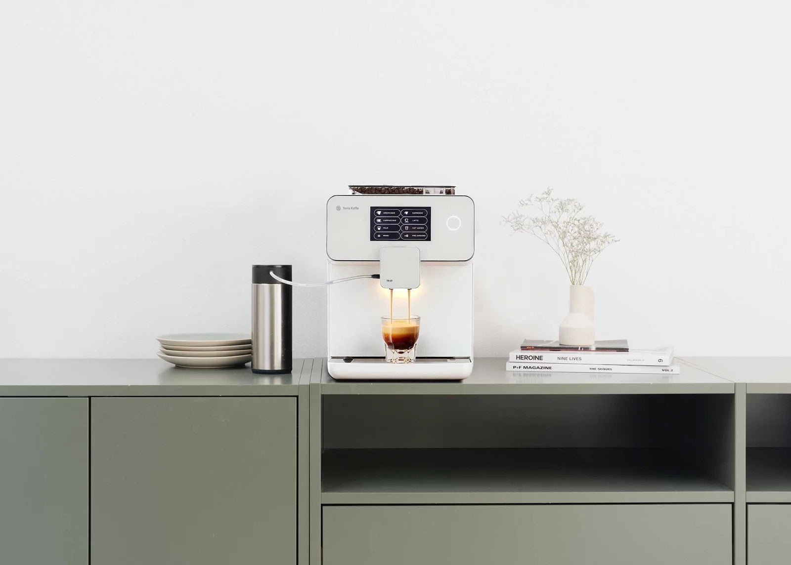 Terra Kaffe TK-01 Espresso Machine – White