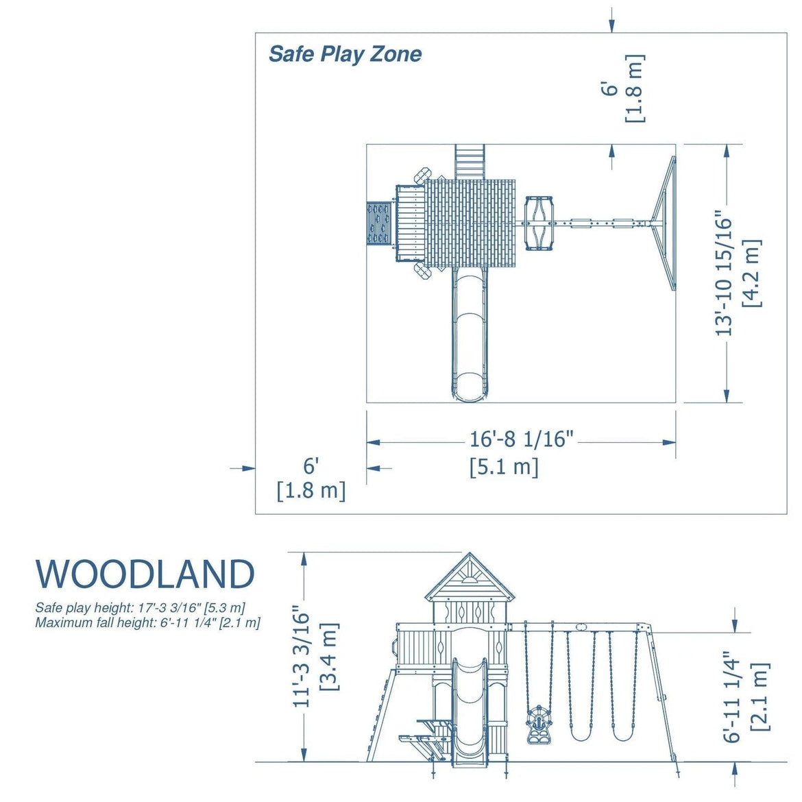 Woodland Swing Set