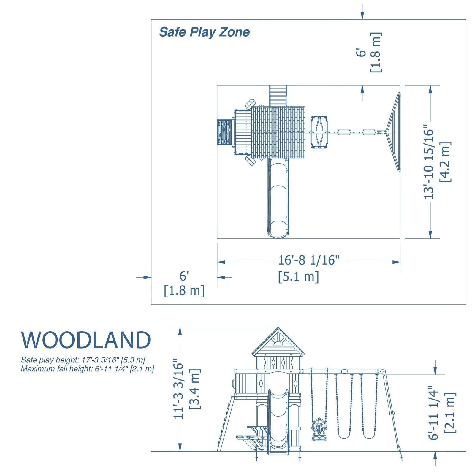Woodland Swing Set