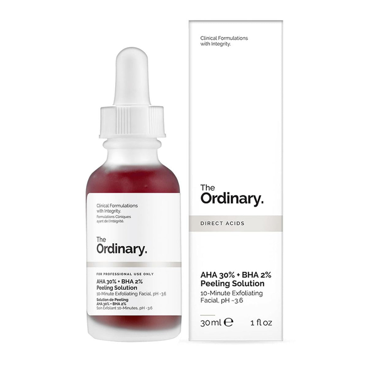 THE ORDINARY AHA 30% + BHA 2% Peeling Solution, 30 mL
