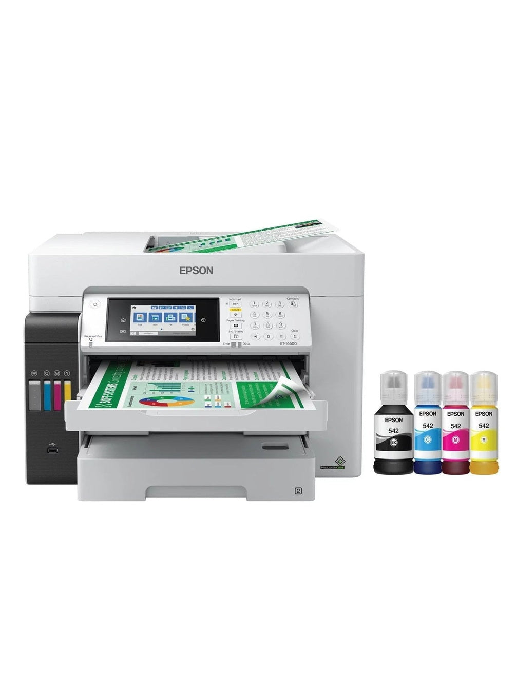 Epson EcoTank Pro ET-16600 Wireless Wide-format Color All-in-One Supertank Printer with Scanner, Copier, Fax and Ethernet