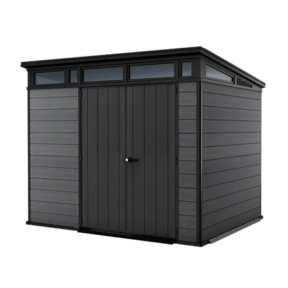 Keter Cortina 9×7 Storage Shed – Graphite