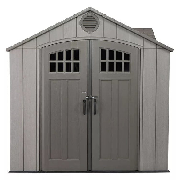 Lifetime 15′ x 8′ Rough Cut Dual-Entry Outdoor Storage Shed