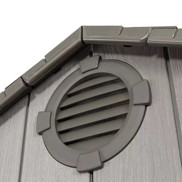 Lifetime 15′ x 8′ Rough Cut Dual-Entry Outdoor Storage Shed