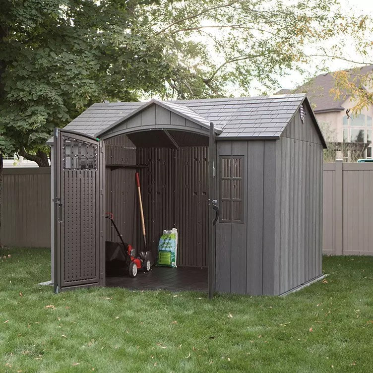 Lifetime 10ft x 8ft Rough Cut Outdoor Storage Shed