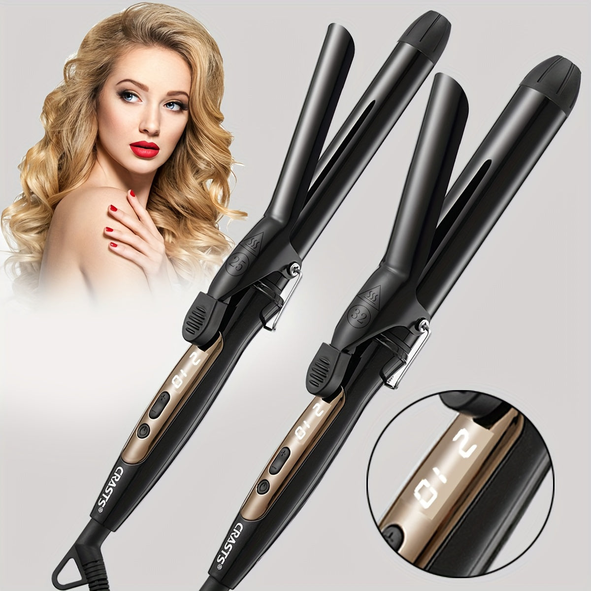 Professional Large Wave Hair Curler with Frizz Control