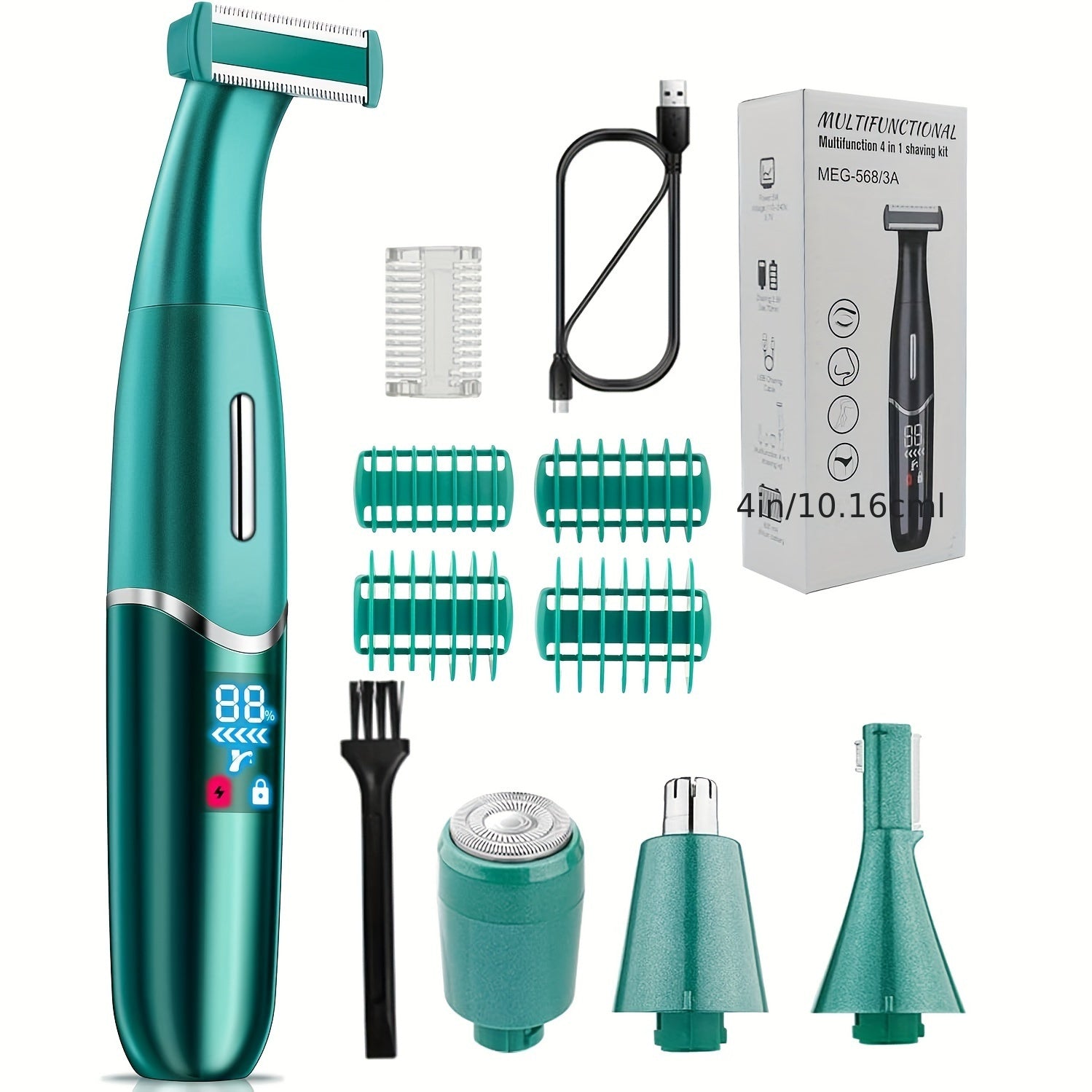 Versatile 5in1 Rechargeable Body Trimmer Kit