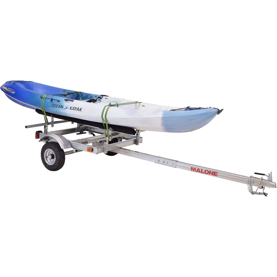 Malone EcoLight Single Kayak Trailer Package (1 Set Bunks)