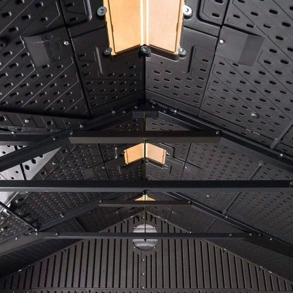 Lifetime 10ft x 8ft Outdoor Storage Shed with Carriage Doors