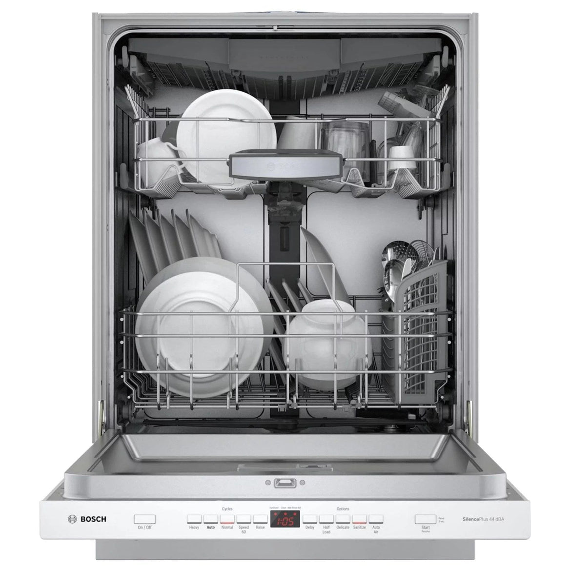 Bosch 500 Series 24″ White Built in Dishwasher-SHPM65Z52N