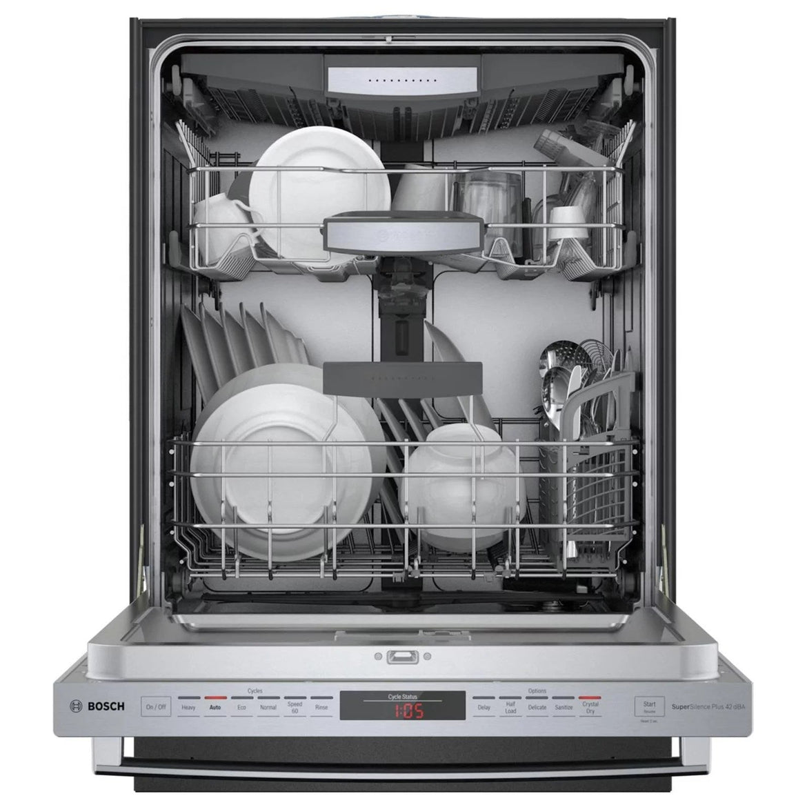 Bosch 800 Series 24″ Stainless Steel Built in Dishwasher-SHXM78Z55N