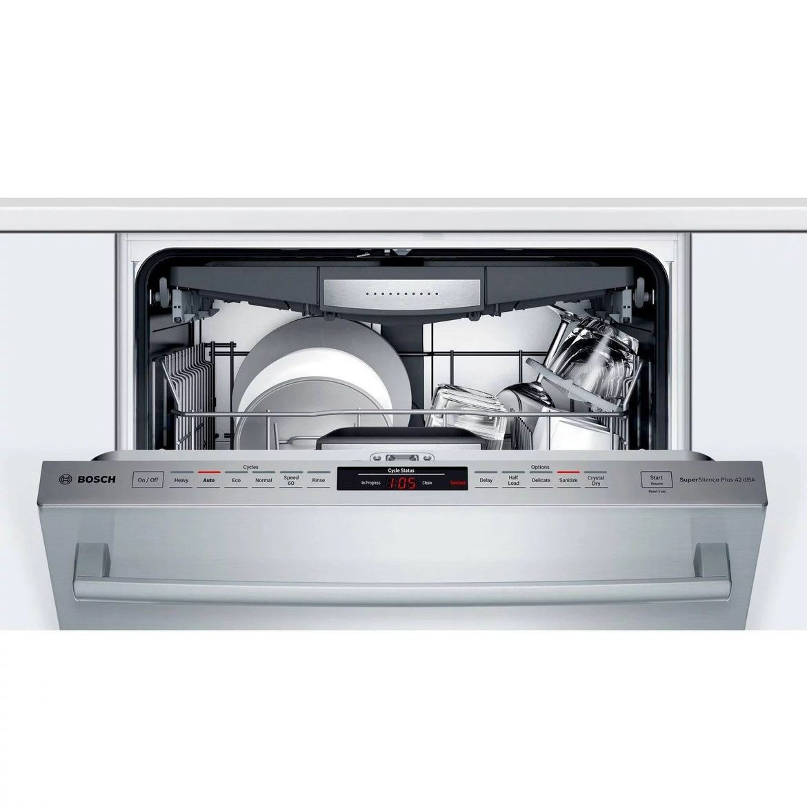 Bosch 800 Series 24″ Stainless Steel Built in Dishwasher-SHXM78Z55N