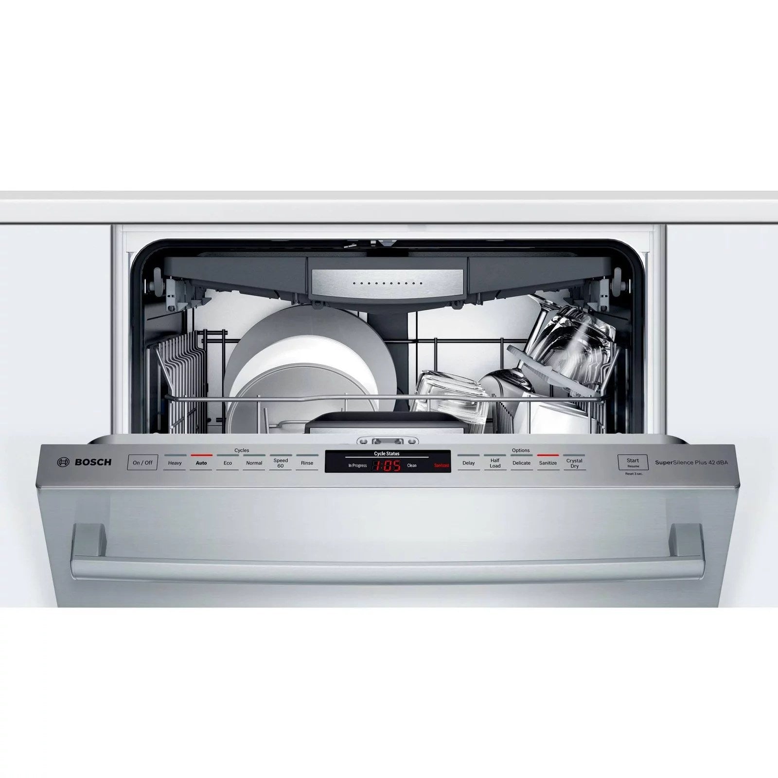 Bosch 800 Series 24″ Stainless Steel Built in Dishwasher-SHXM78Z55N