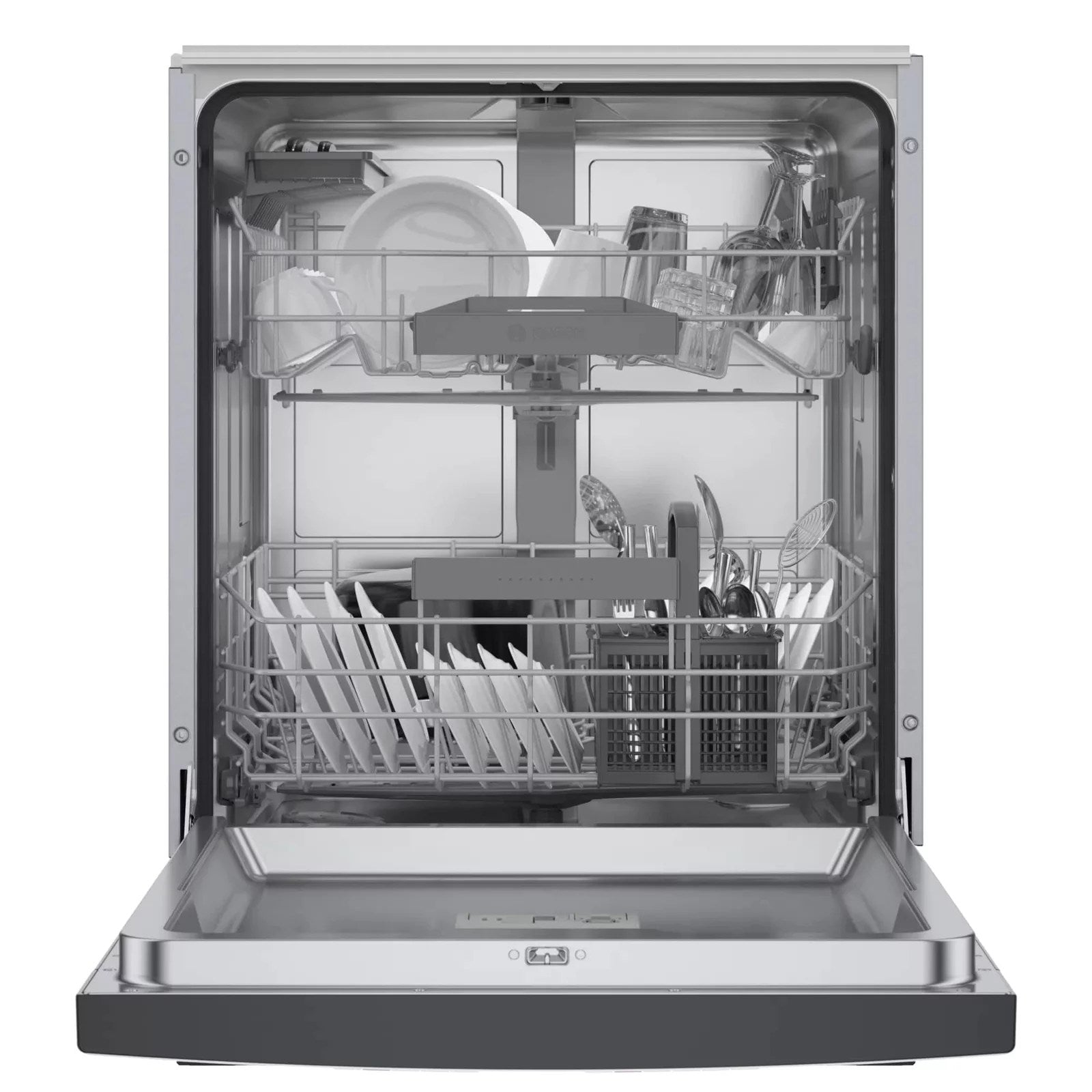 Bosch 300 Series 24″ Black Built in Dishwasher