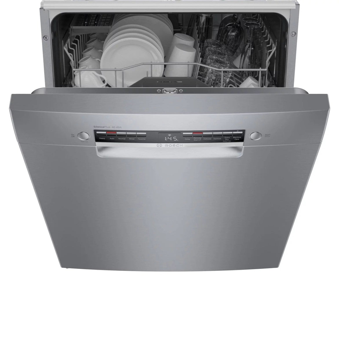 Bosch 300 Series 24″ Stainless Steel Built in Dishwasher-SGE53B55UC
