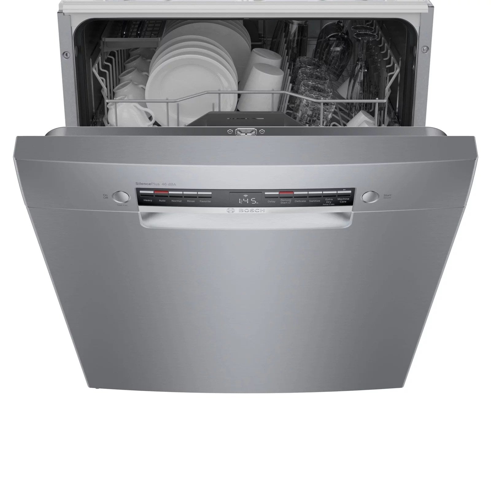 Bosch 300 Series 24″ Stainless Steel Built in Dishwasher-SGE53B55UC