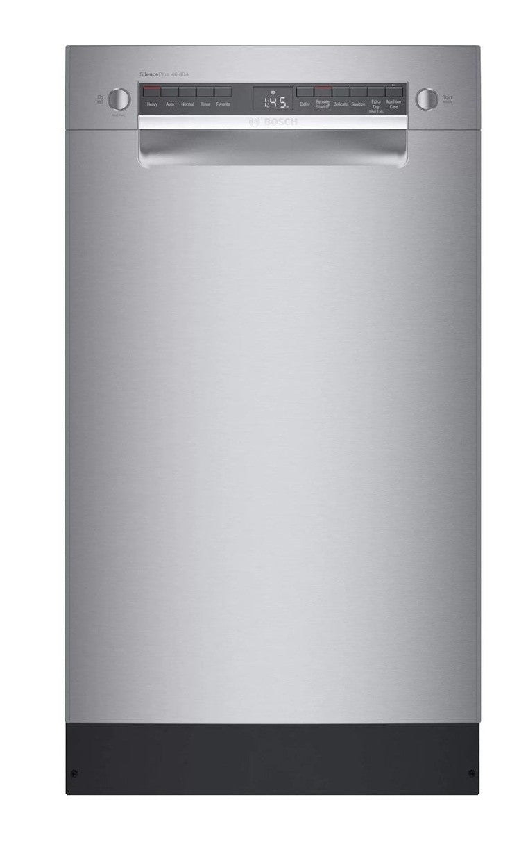 Bosch – 300 Series 18″ ADA Front Control Built-In Dishwasher with 3rd Rack