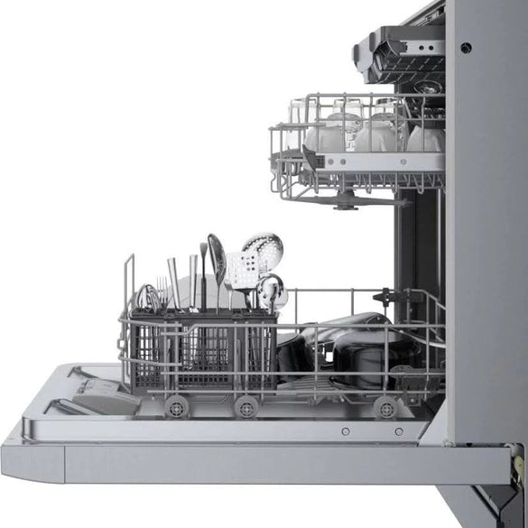 Bosch – 300 Series 18″ ADA Front Control Built-In Dishwasher with 3rd Rack