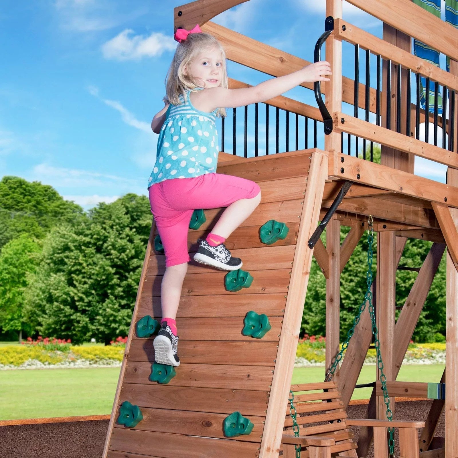 Backyard Discovery Caribbean Cedar Swing Set